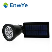 EnwYe Solar lamps high power 4LED waterproof outdoor lawn Gardens energy saving light Lamp Bulb Lighting