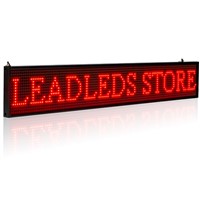 34CM USB Programmable LED Sign SMD P5 Module Red Green Yellow Blue White Letter Scrolling Message Display Board For Business