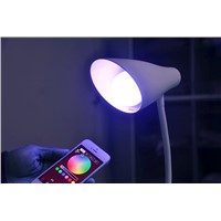 Desk lamp, LED intelligent mobile phone APP WIFI control music creative voice time switch