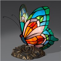 Butterfly small night lamp of bedroom the head of a bed, her small desk lamp
