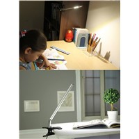 3W Unique LED Bar Light Magic Flute Design Led Desk Lamp DC15V Touch Dimmable Desk Lamp Eye Protection LED Bulbs Clip Light