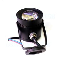 4pcs/lot black cover underwater led light rgb 85-265V 10W rgb pool light convex lens underwater led lamp with 24 keys controller