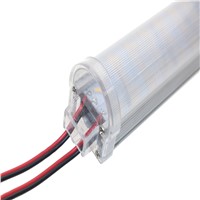 9pcs/lot LED hard luces strip 144leds/1m DC 12V led bar light smd 8520 With Aluminum u Profile and pc cover