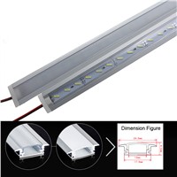 LED Bar Light 50cm 72leds DC 12V led hard strip smd 4014 for kitchen led under cabinet light With Aluminum Profile and pc cover