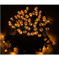 12M 100 LED Solar Powered Outdoor New Year Xmas Christimas String Fairy Garden Decoration Solar Garlands Light Lamps EMS C-29