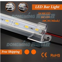 5pcs/lot U Aluminium Profile 36leds/50cm led bar light 5630 DC12V + pc covcer kitchen led under cabinet light