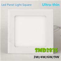 Ultra Thin 3W/4W/6W/9W Led Panel Lights AC95-286V Square LED Ceiling Lights Fixture Surface Mounted Downlight For Bedroom