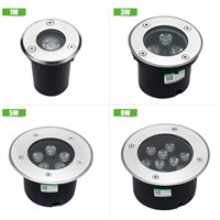 1W/3W/5W/6W/7W/9W/12W/15W/18W LED Outdoor Ground Garden Path Floor Underground Buried Yard Lamp Landscape Light AC 85-265V IP67