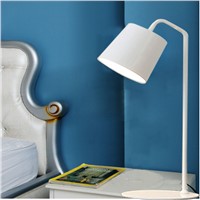 Modern minimalist solid iron LED desk lamps home lighting bedside lamp work and study eye desk lamps
