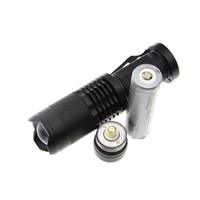 UltraFire 180lm XP-E Green Light 5-mode Zoomable LED Flashlight