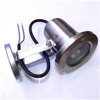 New product stainless steel body flat lens 3w AC85-265V underwater light warm/cool white underwater led strip outdoor pool light