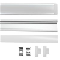 10pcs 1m 5630 5730 72led hard rigid strip bar cabinet lights DC12Vwith recessed aluminum profile shell channel pc cover  tube