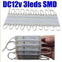 1000pcs Super bright 5730 5630 3 LED Module Decorative Light for Channel Letter Sign Advertising backlights Waterproof IP67 12V