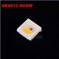 10-1000pcs DC5V SK6812(4pins) 5050SMD(similar with WS2812B) WhitePCB Addressable Digital RGB+Cool White/RGB+Warm White LED Chips