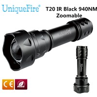UniqueFire T20 IR 940nm Tactical LED Flashlight Zoomable (1 Mode) Shooting Hunting  Mini LED Torch(Fit For Night Vision Devices)