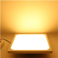 Ultra thin led down light lamp 12W led ceiling recessed downlight slim square panel light for bathroom lighting AC85-265V