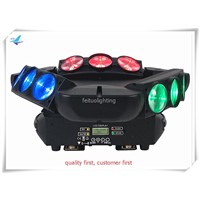 Y-6pcs 9x10w Triple RGBW CREE LED Linear Scanner spider beam moving head DJ Effect Light