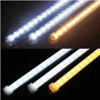 TXG 5pcs/lot 50cm DC12V 5730 LED Rigid Strip LED Tube LED Bar Lights with U Aluminium Shell + PC Cover