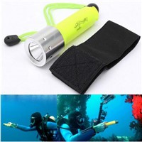 2000LM CREE XML-T6 Underwater 50 Meters led Flashlight Lantern underwater scuba Flashlights 18650 Powerful light lamp for diving