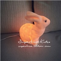 Love bunny rabbit night light children&amp;amp;#39;s room lamp white milk night light