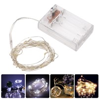 40 LED Copper Wire Fairy Lights String LED String Lighting Holiday Christmas Wedding Party Decoration Light White/Warm White