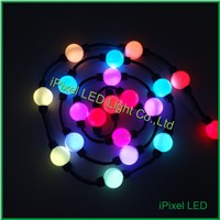 Programmable smart 360 view led flashing bouncing ball with multicolor light
