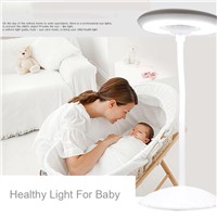 Round LED Desk Lamp Touch Dimmable Eye Protection Bedside Book Reading Study Office Work Table Lamp Child Night Light