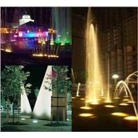 6*1W waterproof IP68 LED round underground lamps Buried lighting LED project lamps LED outdoor lamps AC85-265V / DC12V