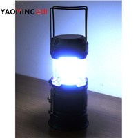 Super Bright Solar Charging USB Power Bank Torch Lamp Tent Outdoor Camping Flashlight Rechargeable Light for Hiking