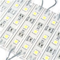 DC12V 50pcs 5050 3 LED Modules IP65 Waterproof Yellow/Green/Red/Blue/White/Warm White LED Modules