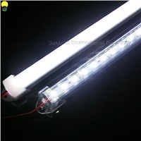 Warm Natural Cold White DC12V 5730 LED Bar Lights Tube Lamp Hard Strip LED Rigid Light With PC Cover 30LEDs/ 50CM 2PCS/lot