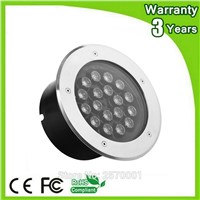 (4PCS/Lot) Warranty 3 Years 18W RGB LED Underground Lamp Flood Buried Light Wall Washer Spotlight