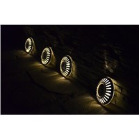 10pcs/lot Solar Lawn Lights Pathway Ground Road deck Lights  for Landscape Garden Fence Garden Stairsway Step lighting