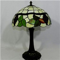 European Tiffany Retro high table lamp living room bedroom bedside lamp villa garden lights