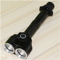 Top Quality Super Bright 8000 Lumens 2xT6 LED Flashlight Set 5 Modes Double Tactical Switch Torch 2X18650 Battery Power Lanterna