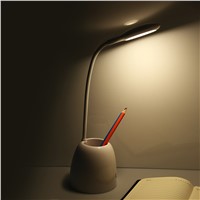 Folding Smart Touch Lamp Pen Container Dimmable Led Rechargeable Eye Protection Desk Light Cretive Study Pen Holder Desk Lamps