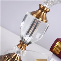 Ganeed Crystal Flower Table Lamps For Living Room Bedroom,30*55CM/11.8*21.6 Inch W*H