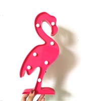 Lumiparty 3D Tropical LED Flamingo Pineapple Cactus Light Romantic Night Lamp Table Lamp Home Christmas Party Decor