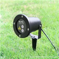 High quality 12 pattern lawn lamp outdoor water proof Christmas lamp decoration laser light