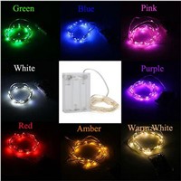 10M 100pcs LED Party Fairy Lights Battery Operated LED String Lights for Wedding Xmas Party Outdoor Indoor Decoration