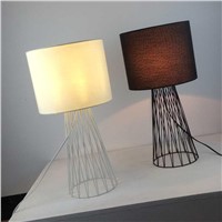 Creative American Iron Table lamp modern minimalist bedroom study desk lamp Home Decorations light