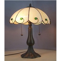Blue rice white Tiffany color glass table lamp Bedroom study desk lamp Tiffany lighting lamp Night light