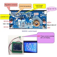 the latest medical led Driver PCB and ENT 30W LED  lamp controller Knob with LCD display S2037