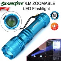 DC 27 Shining Hot Selling Fast Shipping   6000LM CREE Q5 AA/14500 3 Modes ZOOMABLE LED Flashlight Torch Super Bright