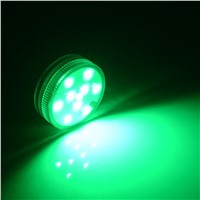 2PCS 10 smd RGB Color Underwater Lights Waterproof Wedding Party Vase Submersible Floral Led Base Light+ 20key Remote Controller