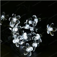30 Flower LEDs Solar Fariy String Light Outdoor indoor Party wedding Birthday Decoration