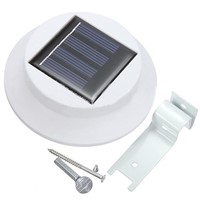 EWS  2pcs 3 LED Solar Sun Powered Outdoor Garden Lighting Warm White light