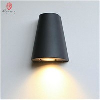 Outdoor Modern IP65 Aluminum Up&amp;amp;amp; Down LED Wall Lamp Garden Yard Porch Coutry Yard Corridor WaterProof Decoration Wall Lights