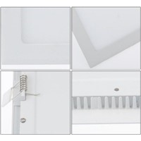 9W LED Ultra-thin Panel Lights Recessed 780lm LED Downlight square AC85-265V ceiling Lamp bathroom indoor lighting fixtures