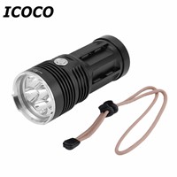 Portable Handheld T6 3/6/11/12 LED Aluminum Alloy Outdoor Hunting Flashlight Waterproof Super Bright Camping Fishing Torch